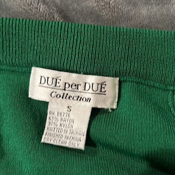 Due per Due green sweater skirt - Picture 4 of 4